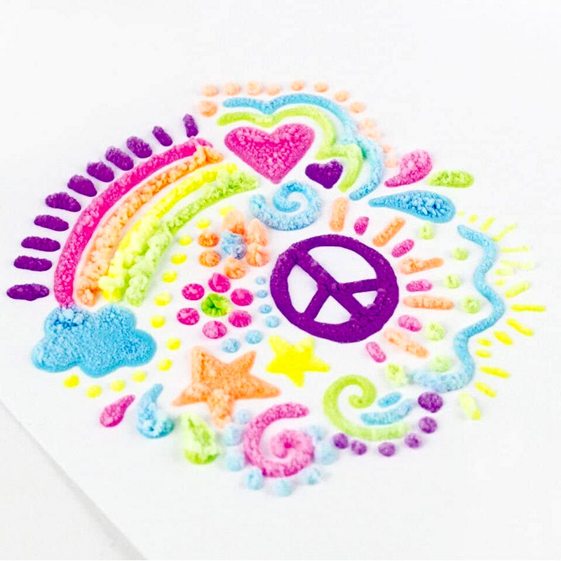 Greeting card made with the pens